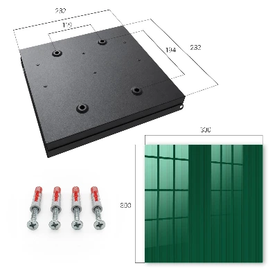 Caja de llaves Rayas verdes