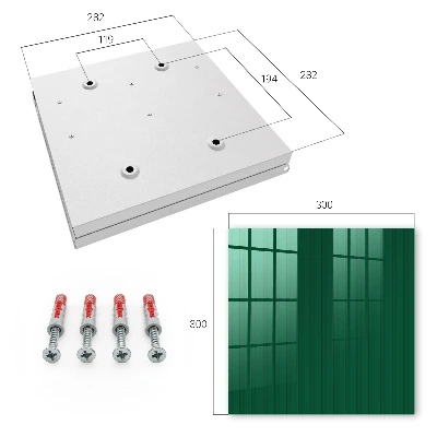 Caja de llaves Rayas verdes