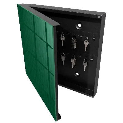 Caja de llaves Rayas verdes