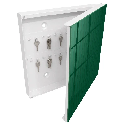 Caja de llaves Rayas verdes