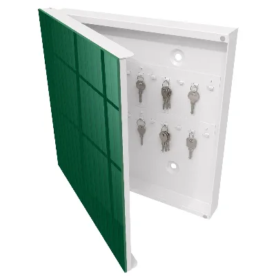 Caja de llaves Rayas verdes