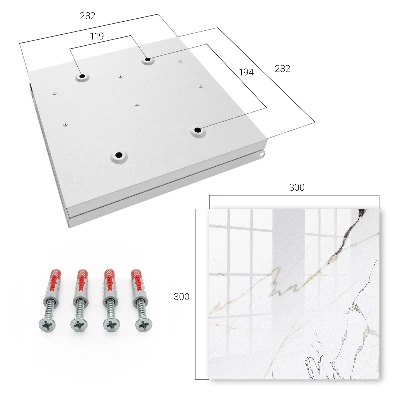 Armario llaves de pared Mármol elegante