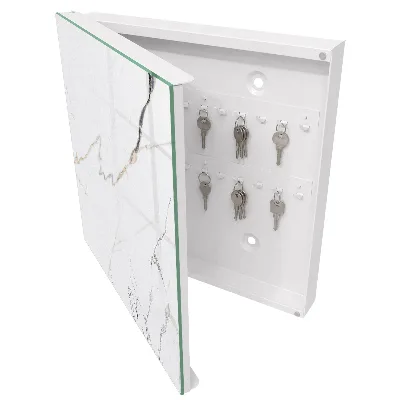 Armario llaves de pared Mármol elegante