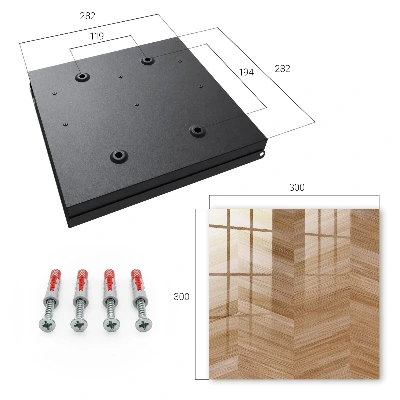 Armario llaves de pared Espiga de madera