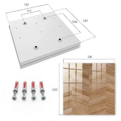Armario llaves de pared Espiga de madera