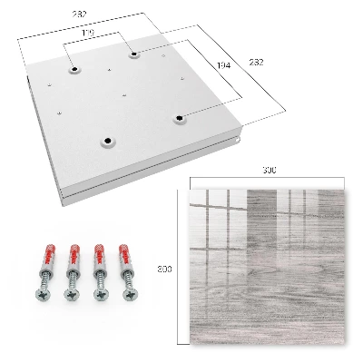 Caja de llaves Madera gris