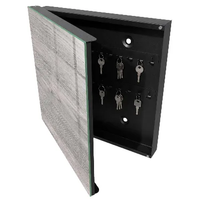 Caja de llaves Madera gris