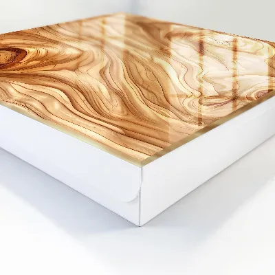 Armario llaves de pared Ondas de madera