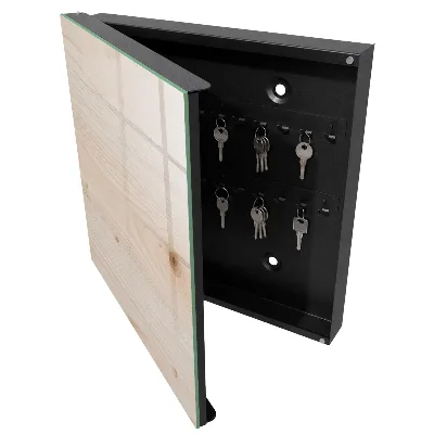 Caja de llaves Textura de madera
