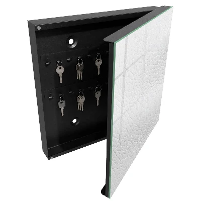 Caja de llaves Textura de piel clara