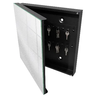 Caja de llaves Textura de piel clara