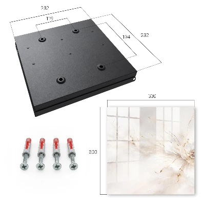 Caja de llaves Elegante flor