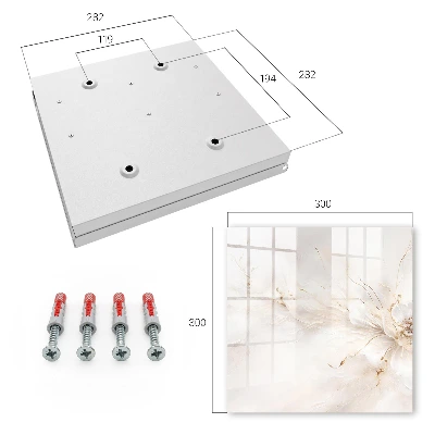 Caja de llaves Elegante flor