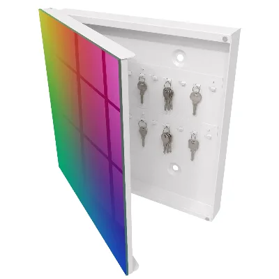 Caja de llaves Degradado colorido