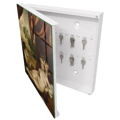 Caja de llaves Venus de Tiziano y el laudista