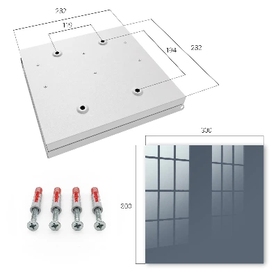 Caja de llaves Gris frío