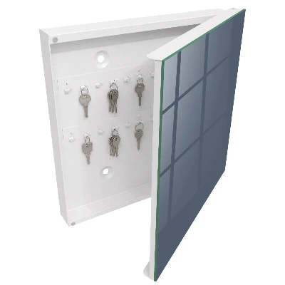 Caja de llaves Gris frío