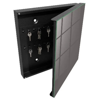 Caja de llaves Gris oscuro