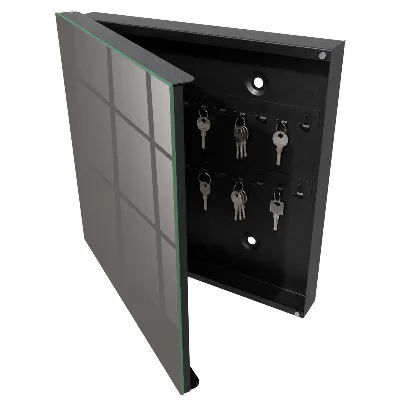 Caja de llaves Gris oscuro