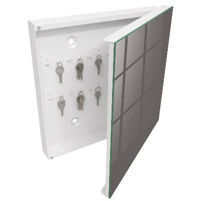 Caja de llaves Gris oscuro