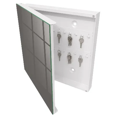 Caja de llaves Gris oscuro