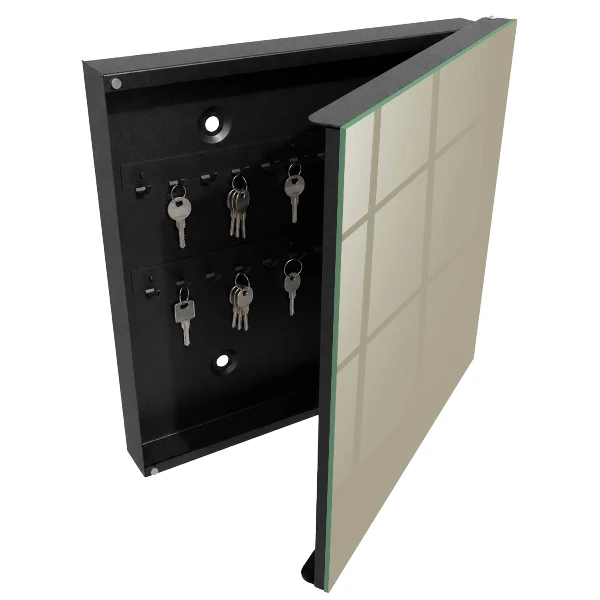 Caja de llaves Crema oscura