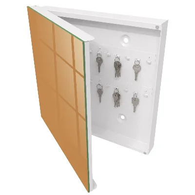 Armario llaves de pared Naranja apagado