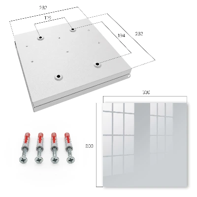 Caja de llaves Gris claro