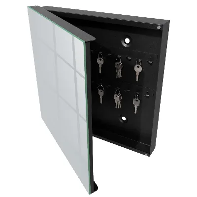 Caja de llaves Gris claro