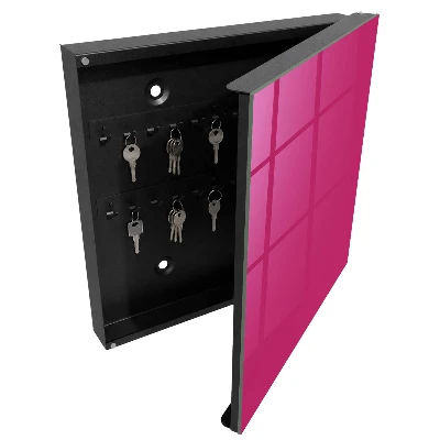 Armario llaves de pared Rosa intenso