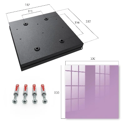 Armario llaves de pared Morado claro