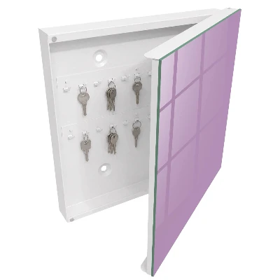 Armario llaves de pared Morado claro