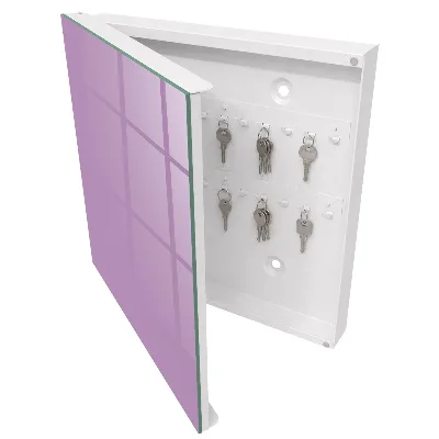 Armario llaves de pared Morado claro