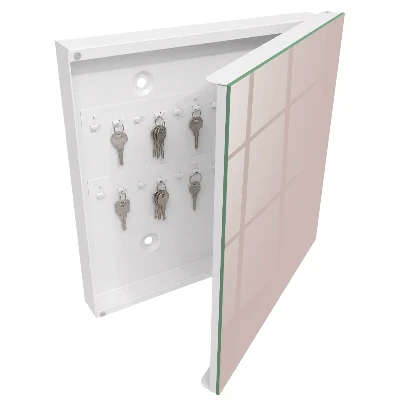 Caja de llaves Beige cálido y apagado
