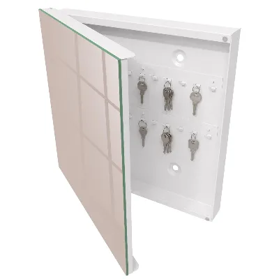 Caja de llaves Beige cálido y apagado