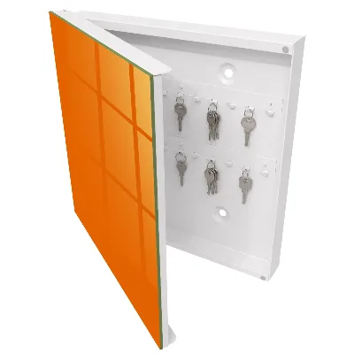 Armario llaves de pared Naranja fuerte