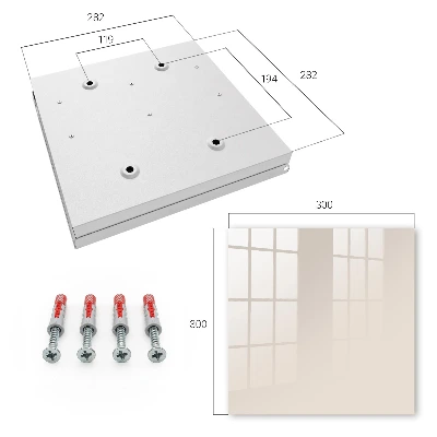 Armario llaves de pared Piedra beige
