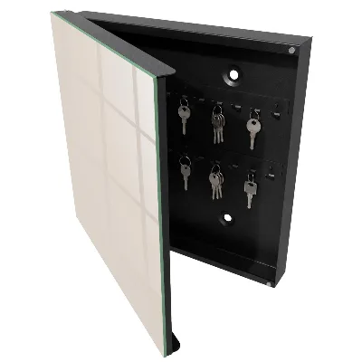 Armario llaves de pared Piedra beige