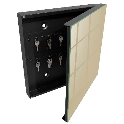 Armario llaves de pared Marrón apagado