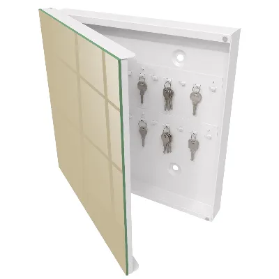Armario llaves de pared Marrón apagado