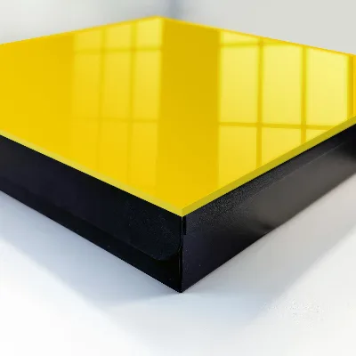 Caja de llaves Amarillo intenso