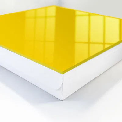 Caja de llaves Amarillo intenso