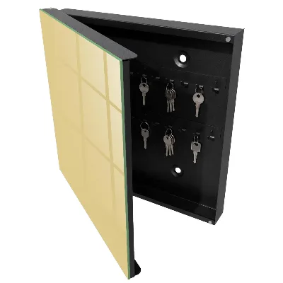Armario de llaves Amarillo beige