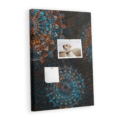 Tablero de anuncios Mandala decorativa