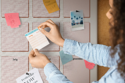 Pizarra de corcho Calendario de cumpleaños