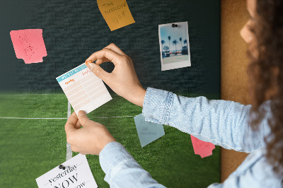 Tablero de corcho Lanzamiento de fútbol