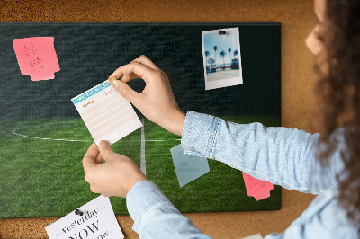 Tablero de corcho Lanzamiento de fútbol