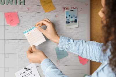 Tablero de corcho Planificador para niños