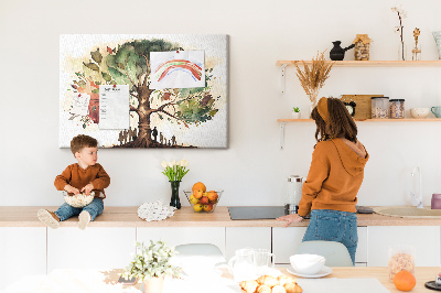 Tablero de corcho Árbol de familia