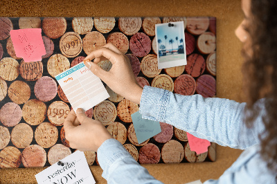 Tablero de corcho Atascos de tráfico de vinos